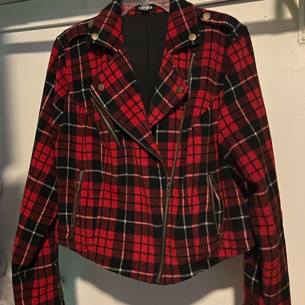 Torrid Red and Black Jacket